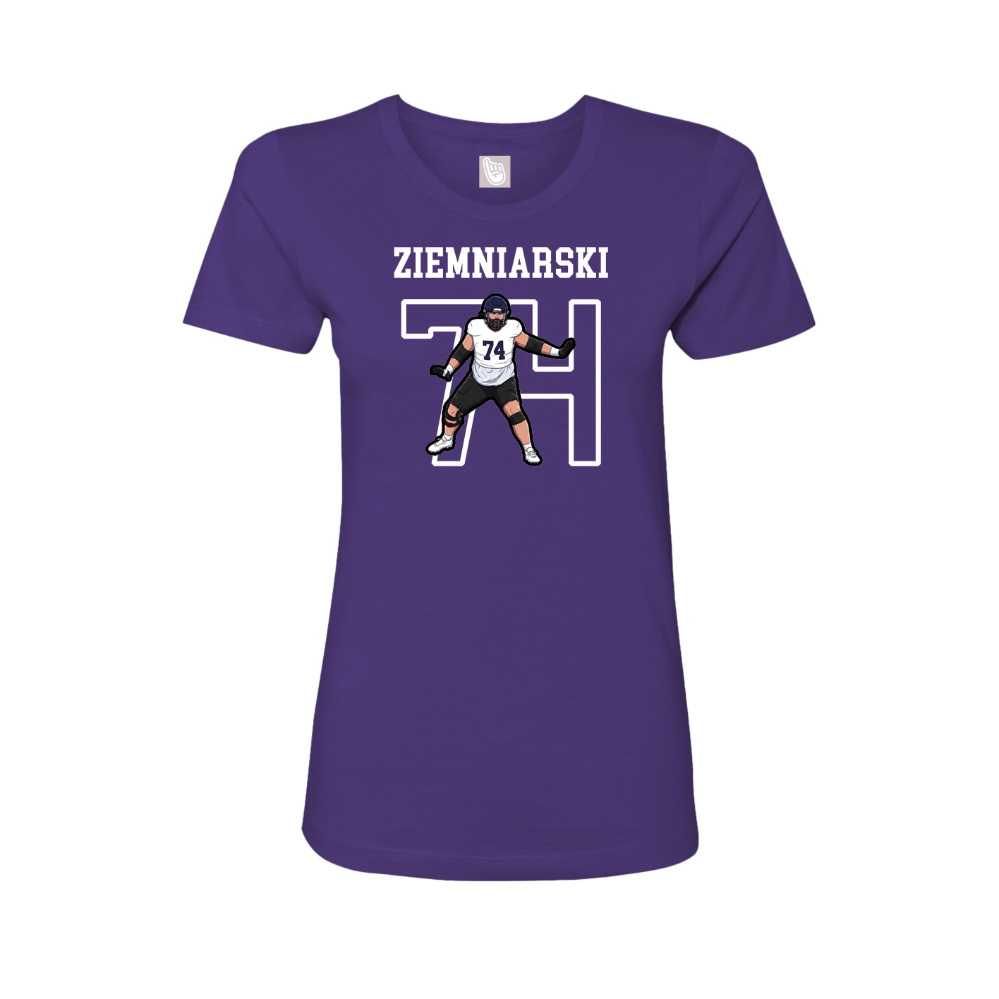 Fitted Women's Tee — Shirsey in Purple