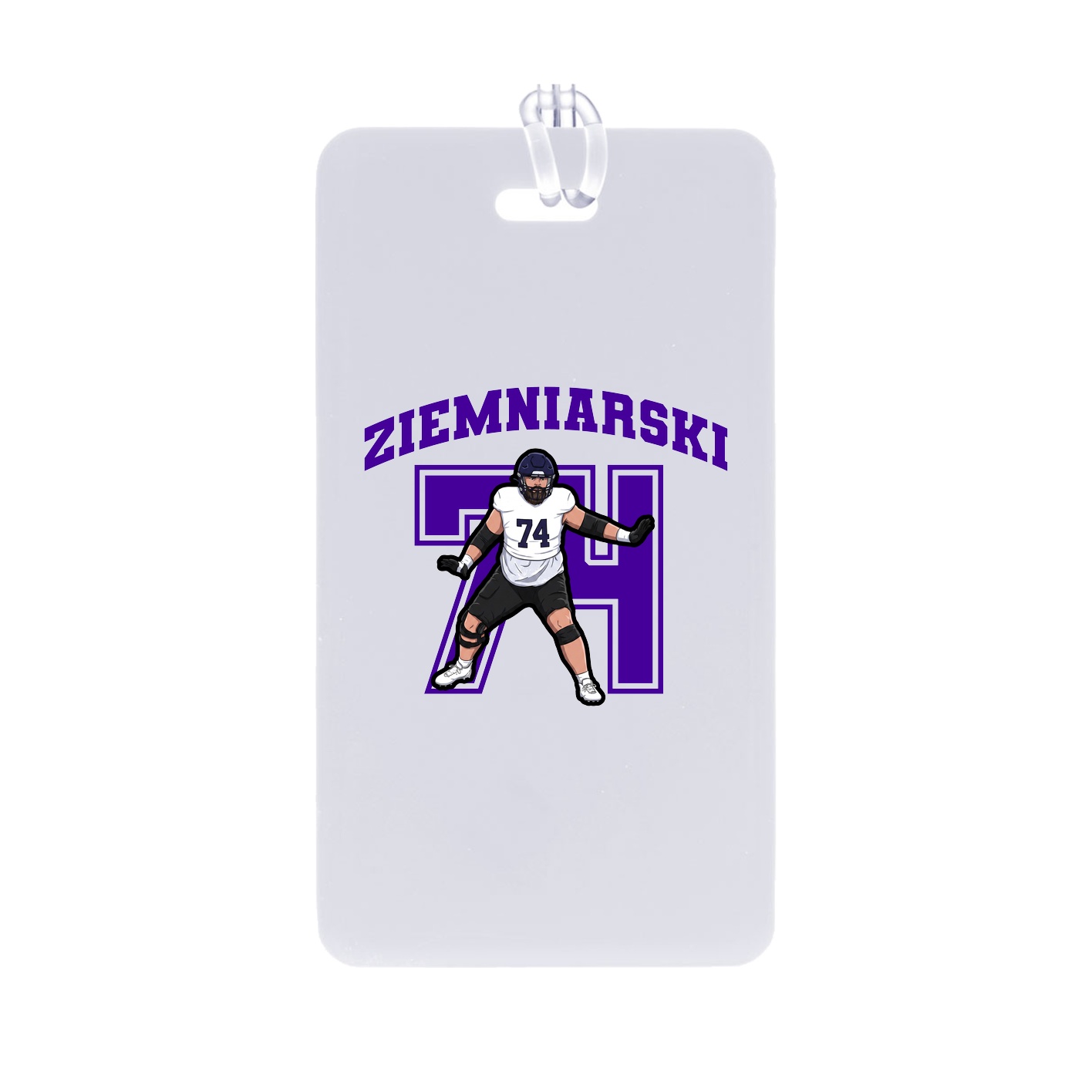 Bag Tag — Number in Classic