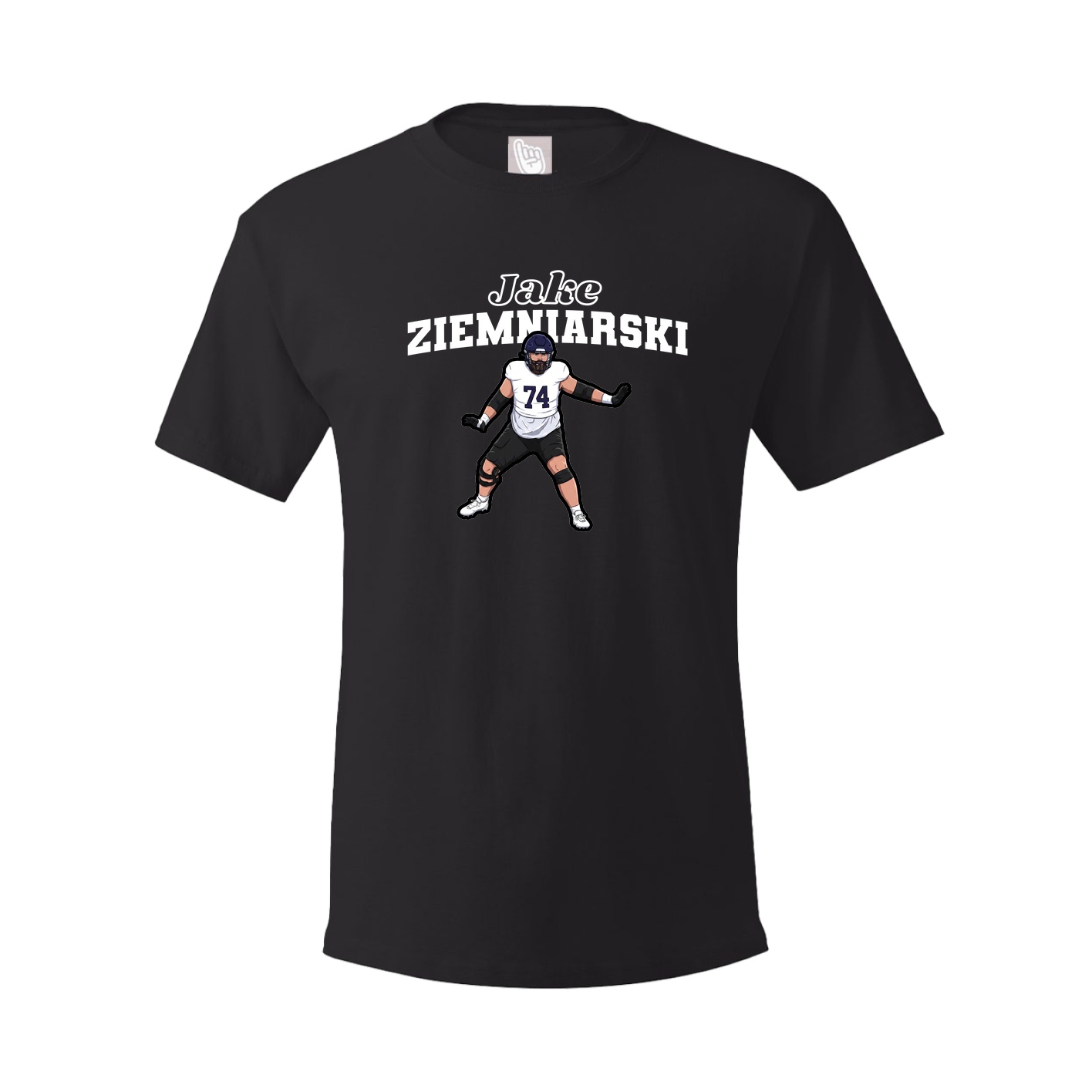 Youth Tee — Name Arch in Black