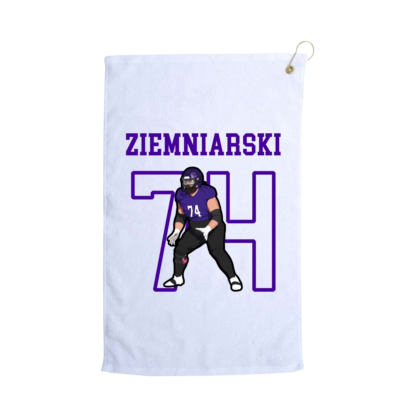 Golf Towel — Shirsey in White