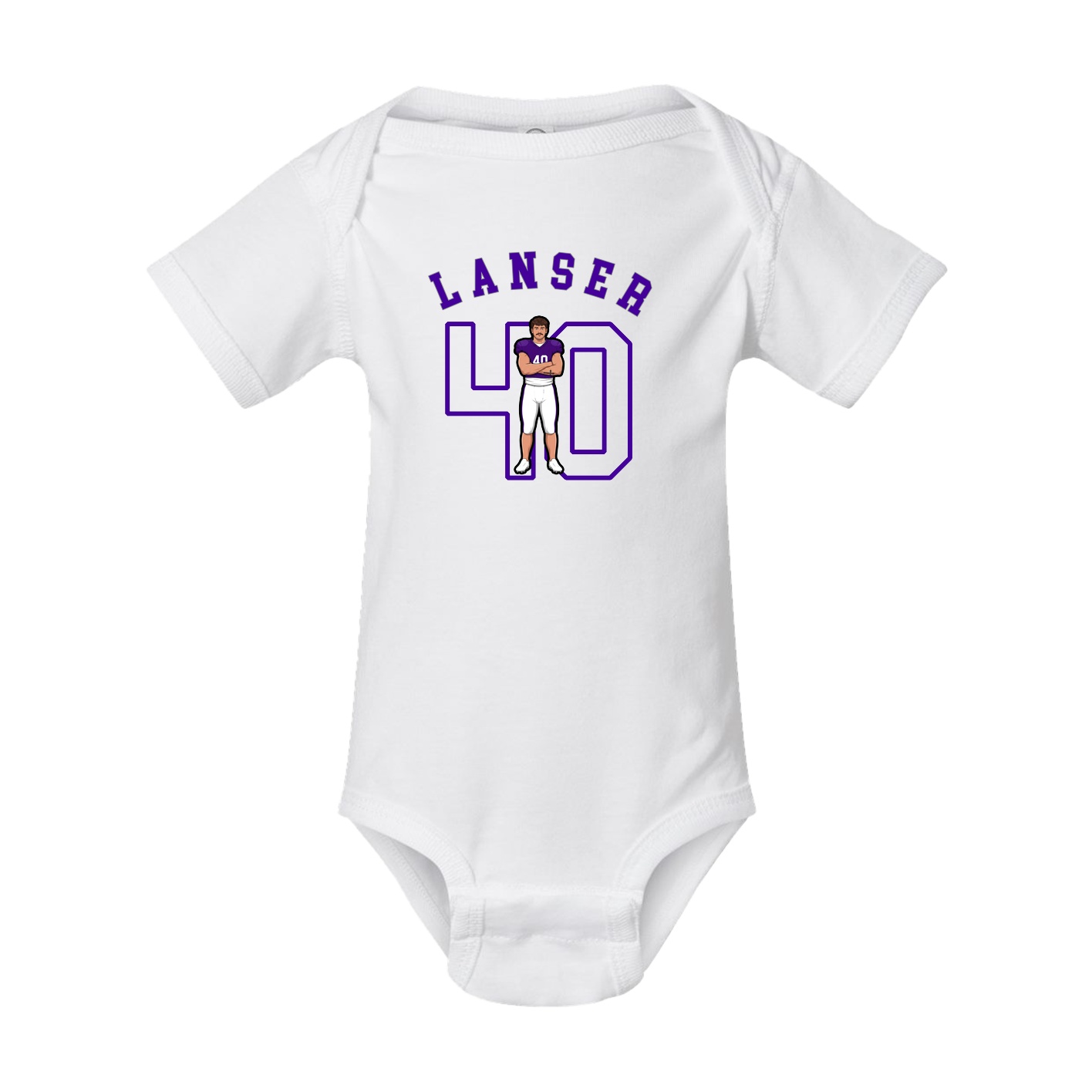 Baby Onesie — Shirsey Arch in White