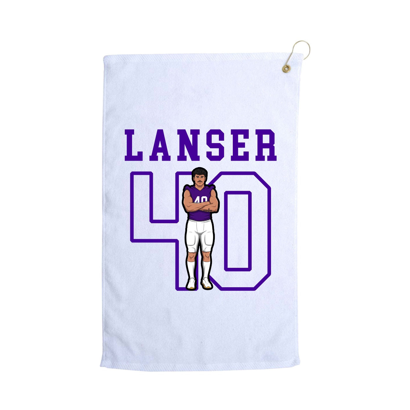 Golf Towel — Shirsey in White