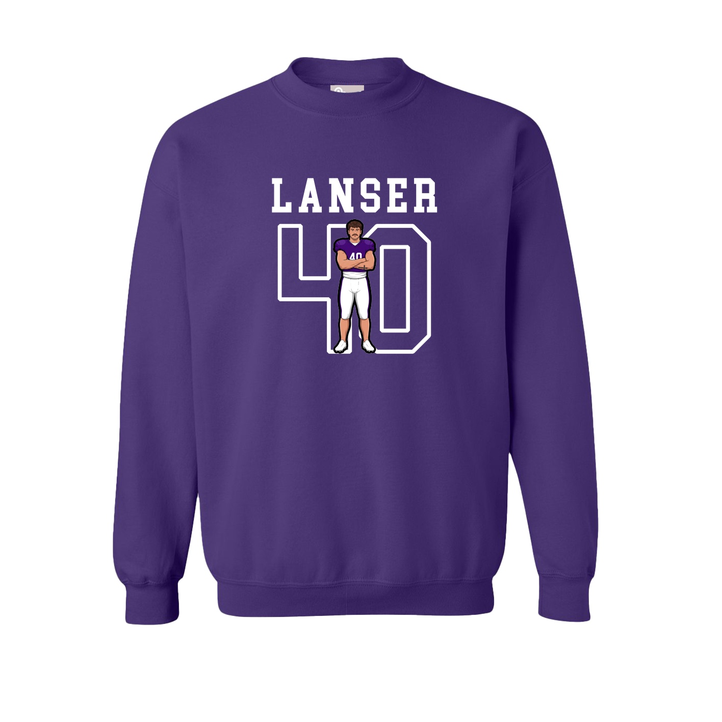 Fleece Crew — Shirsey in Purple