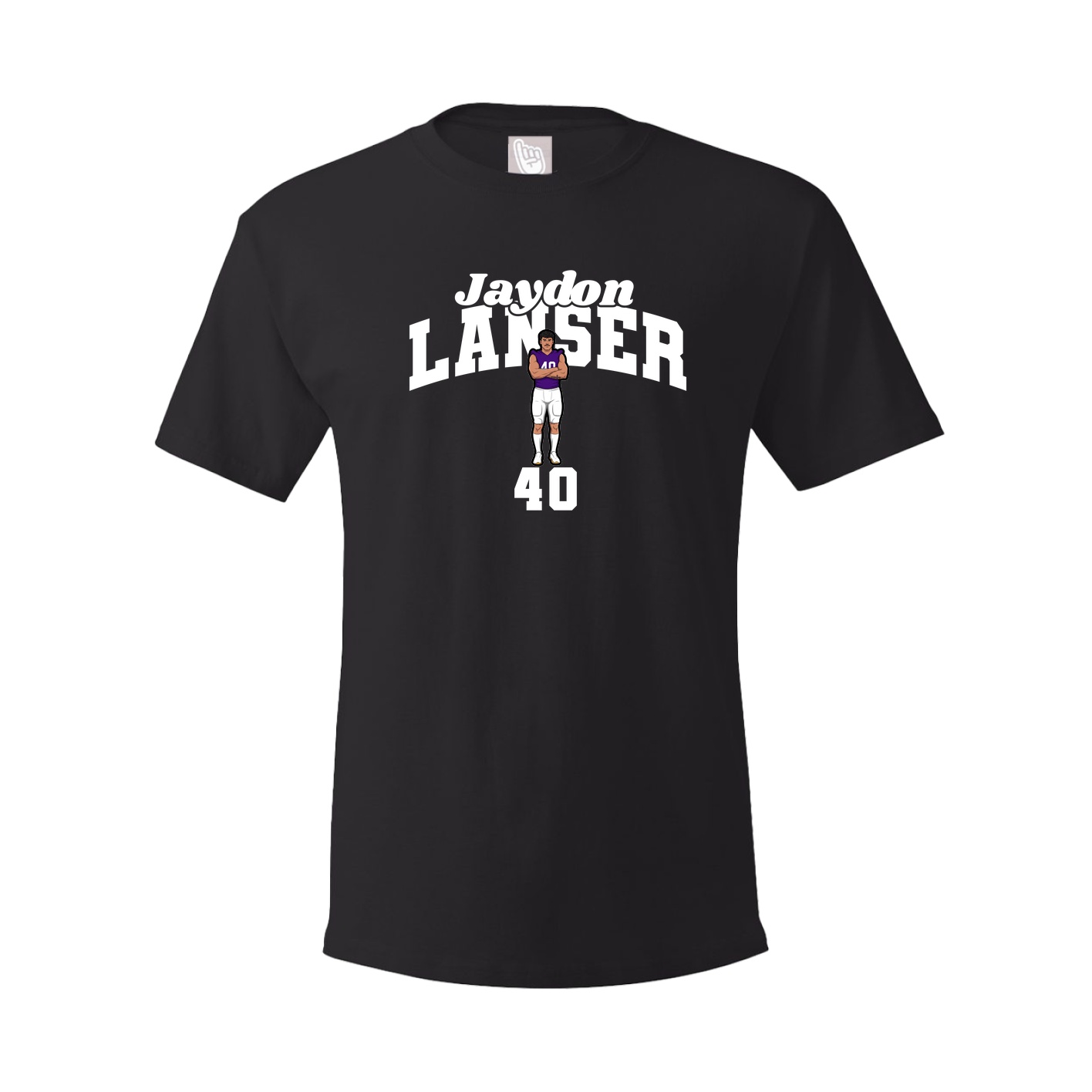 Youth Tee — Signature Arch in Black