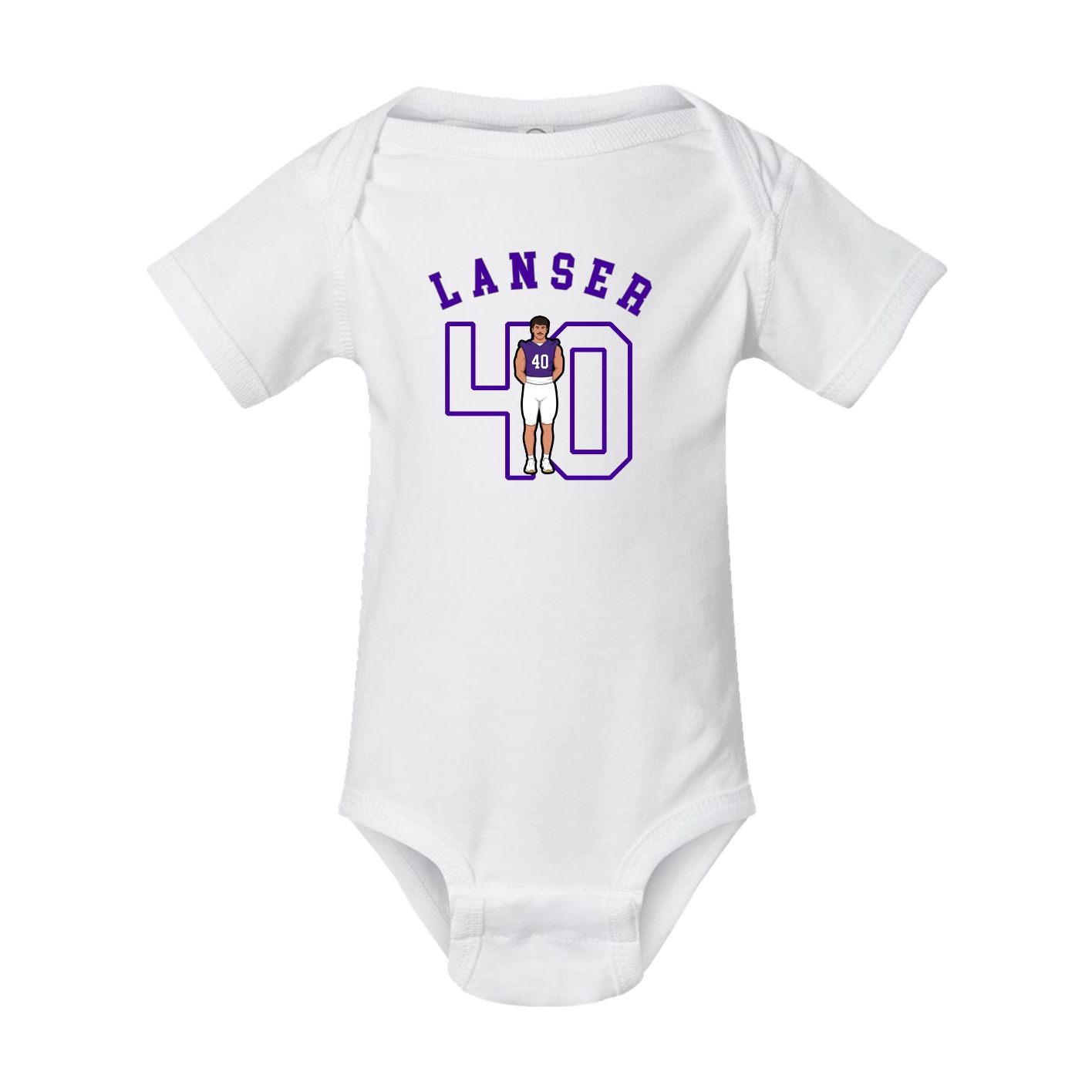 Baby Onesie — Shirsey Arch in White