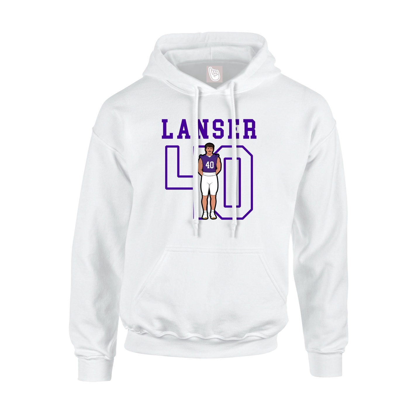 Youth Hoodie — Shirsey in White