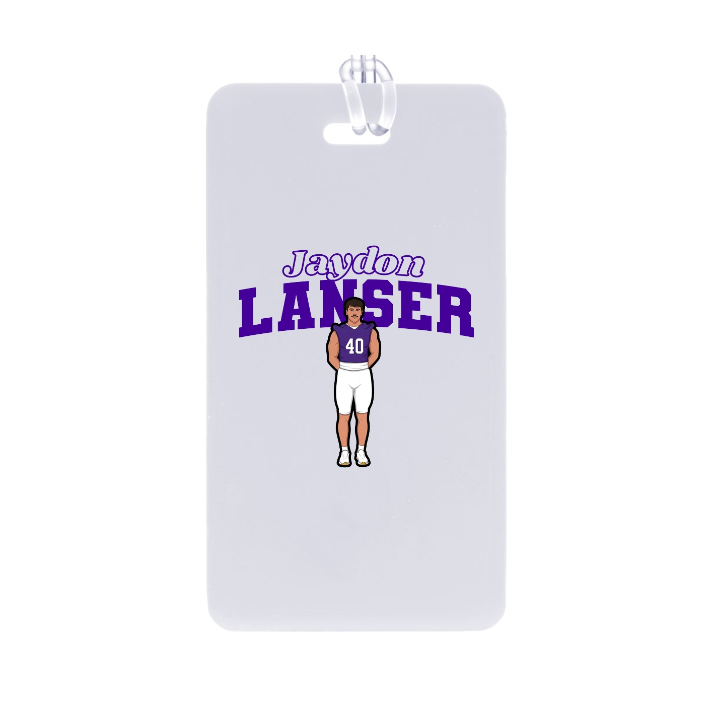 Bag Tag — Name Arch in Classic