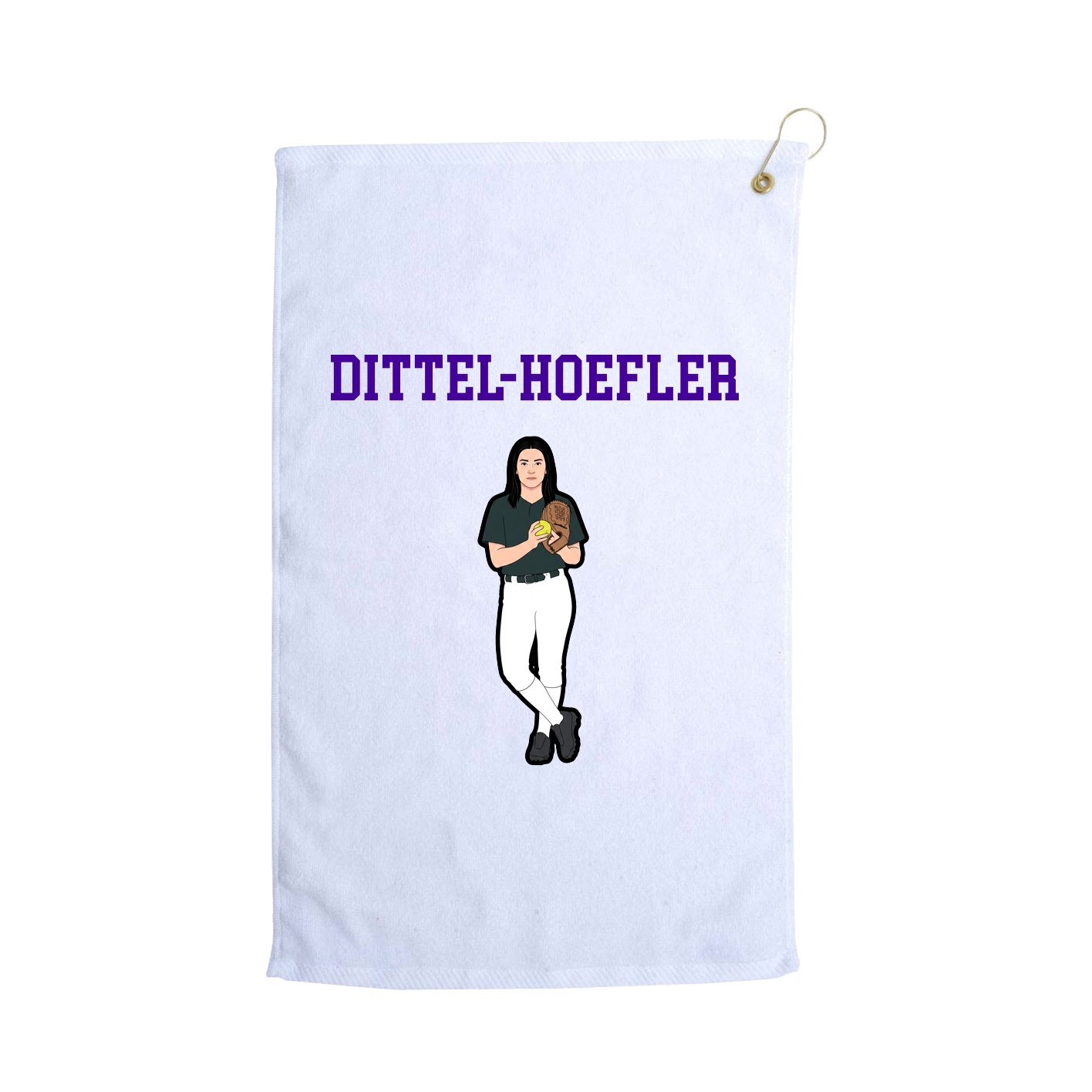 Golf Towel — Shirsey in White
