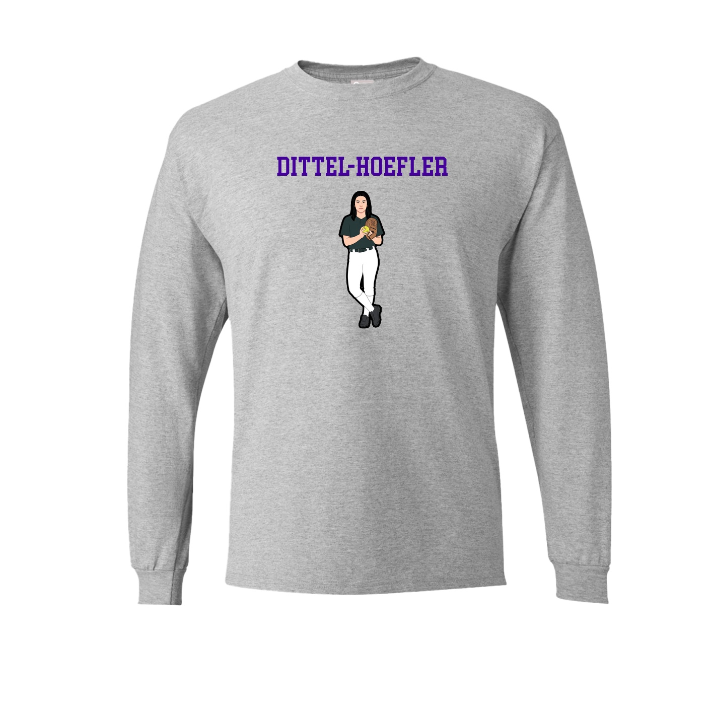 Long Sleeve Tee — Shirsey in Grey