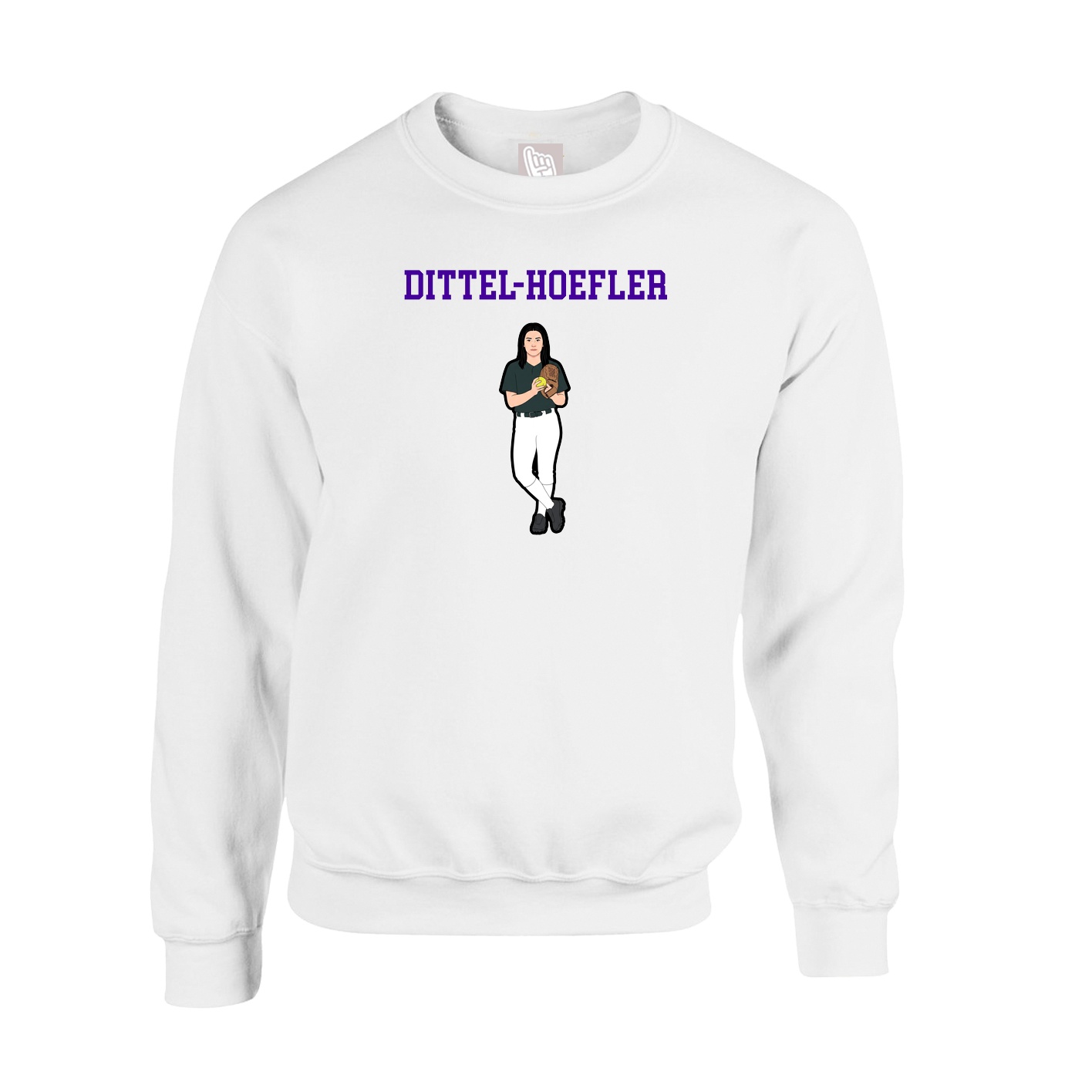 Fleece Crew — Shirsey in White