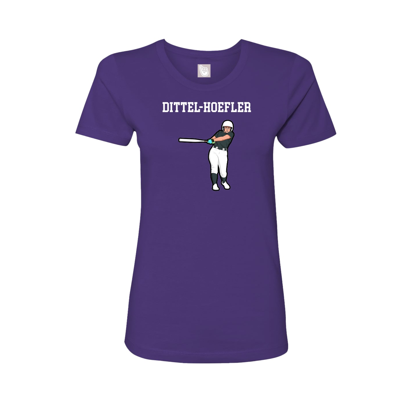 Fitted Women's Tee — Shirsey in Purple