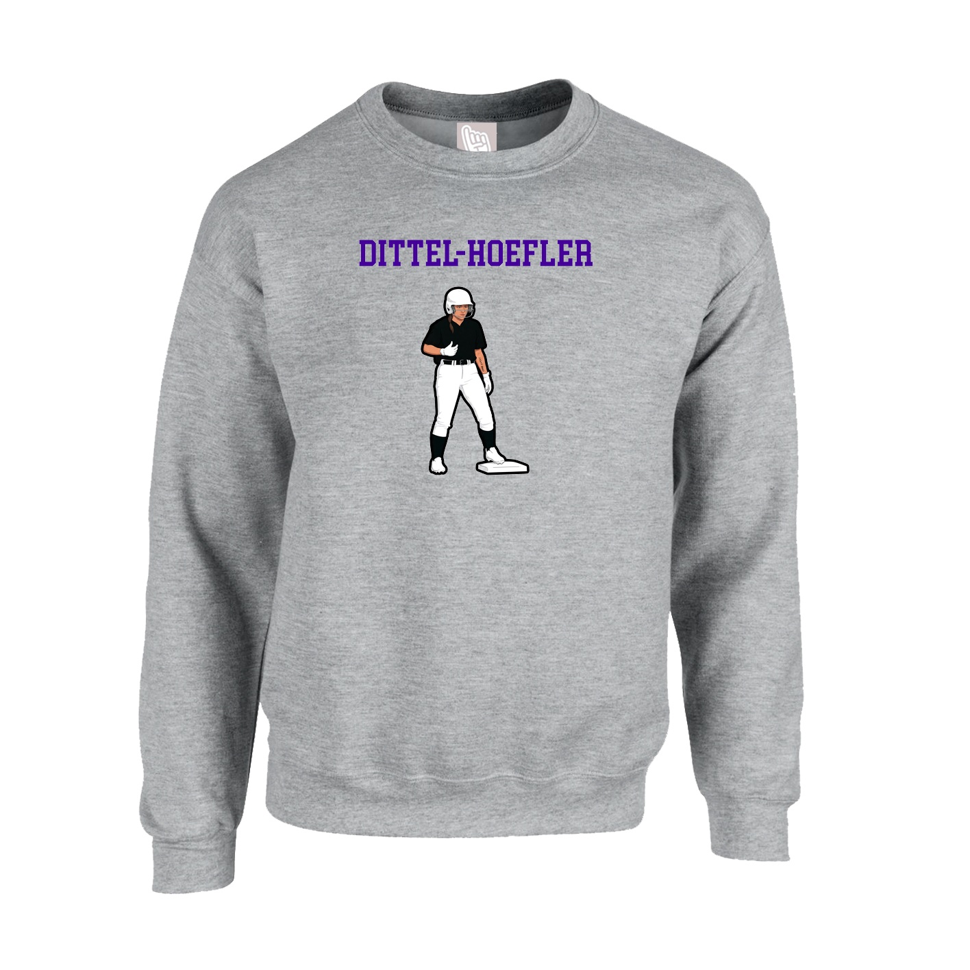 Fleece Crew — Shirsey in Grey