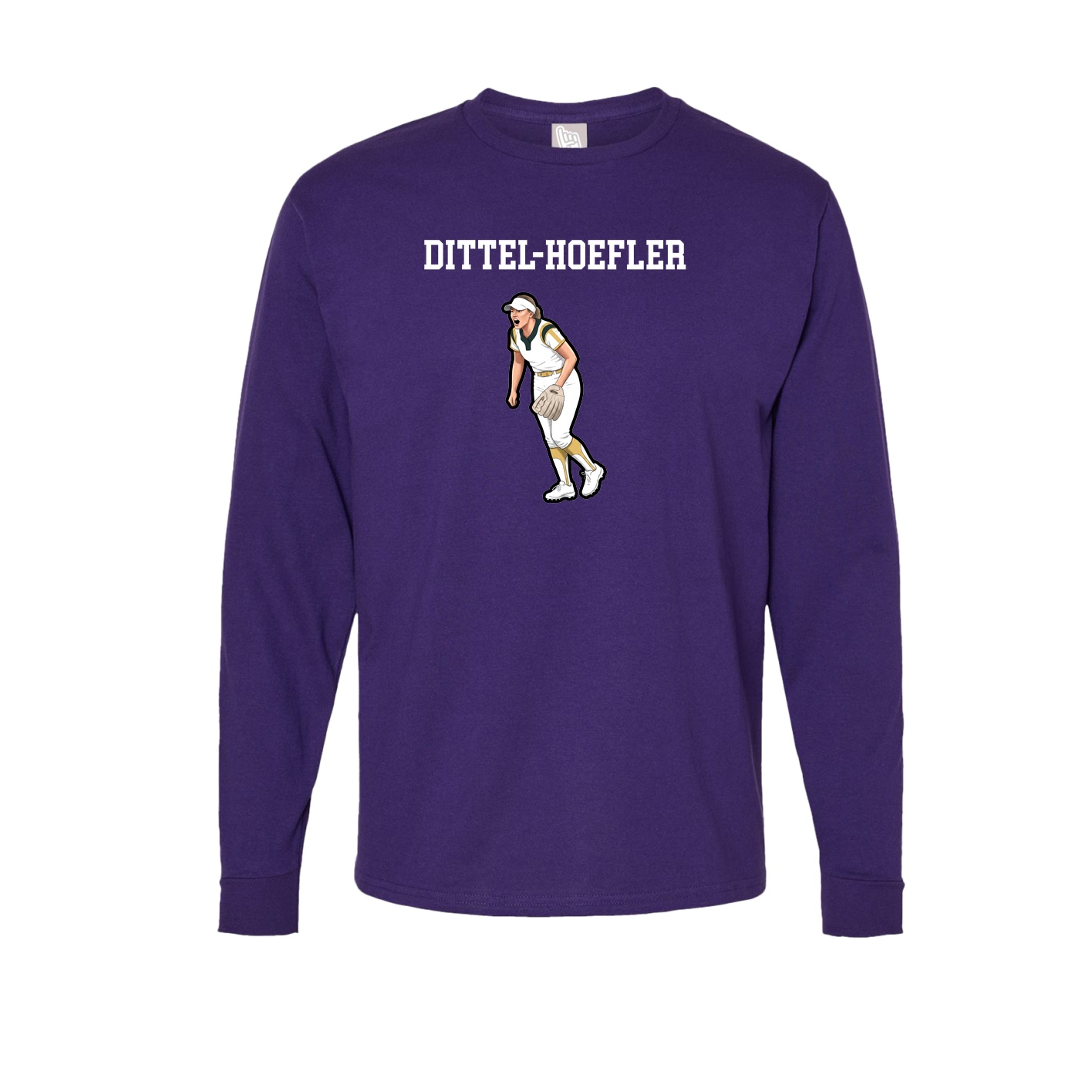 Long Sleeve Tee — Shirsey in Purple