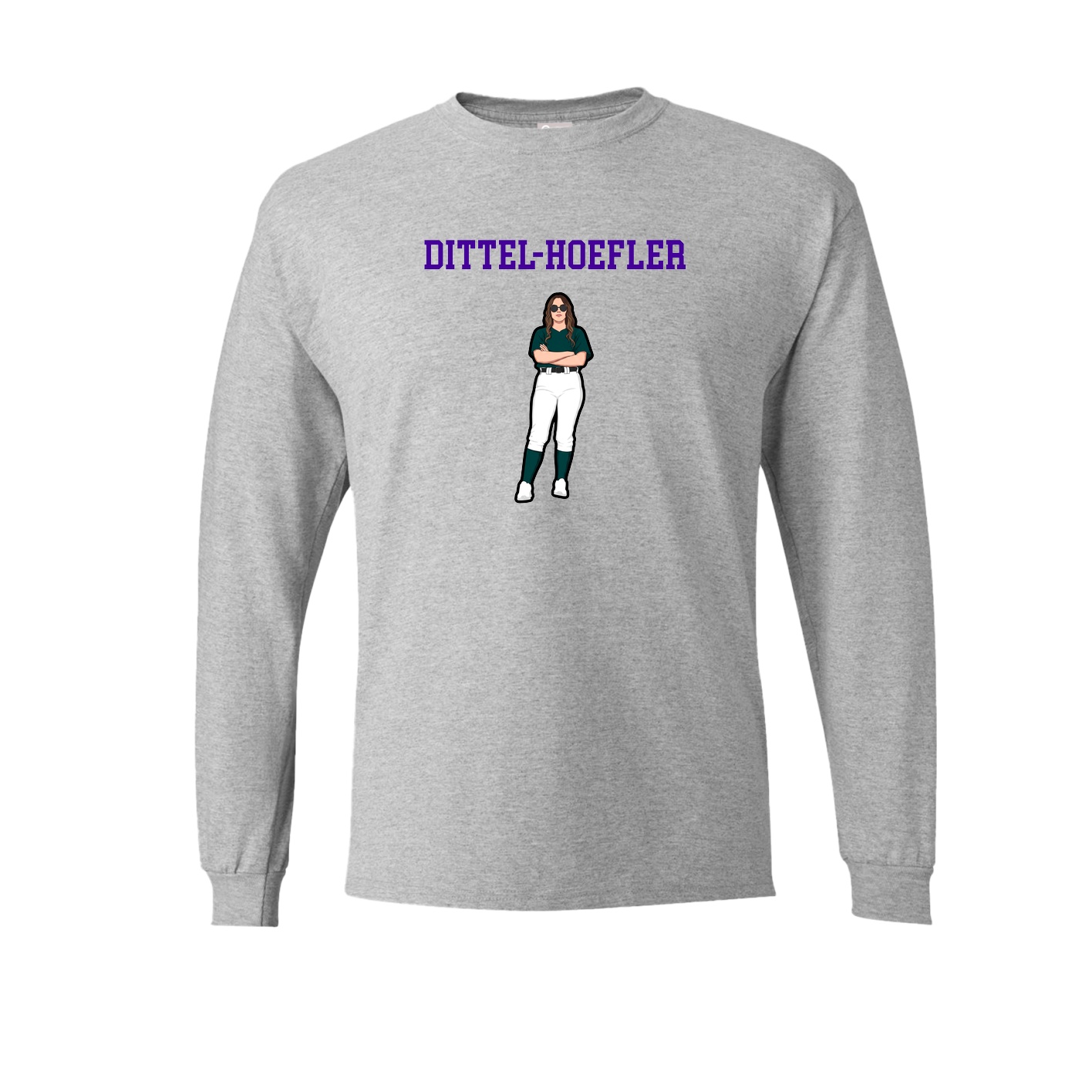 Long Sleeve Tee — Shirsey in Grey