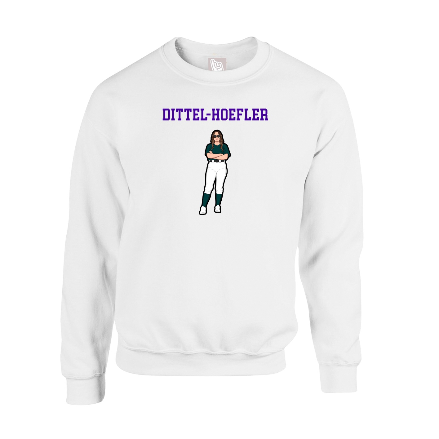 Fleece Crew — Shirsey in White