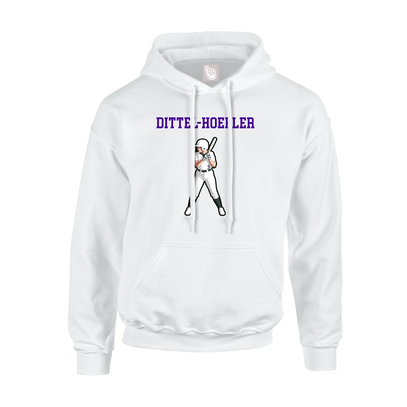 Hoodie — Shirsey in White