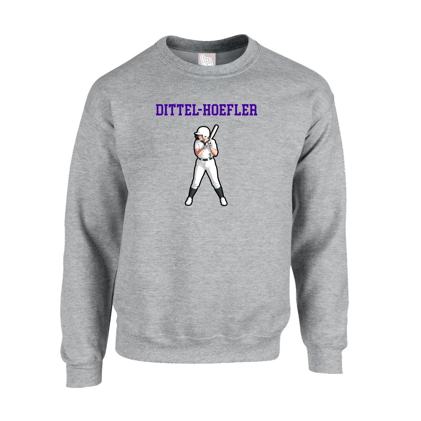 Fleece Crew — Shirsey in Grey