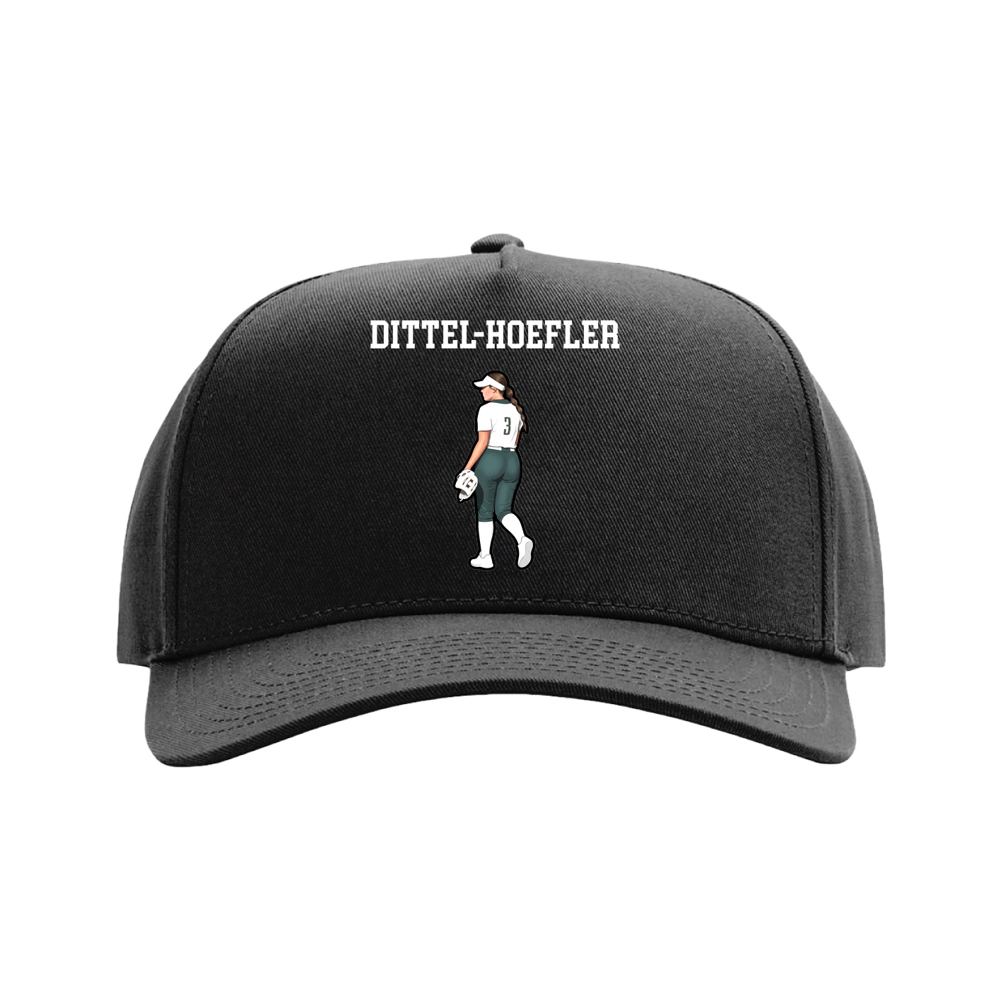 Full Fabric Five-Panel Champ Cap