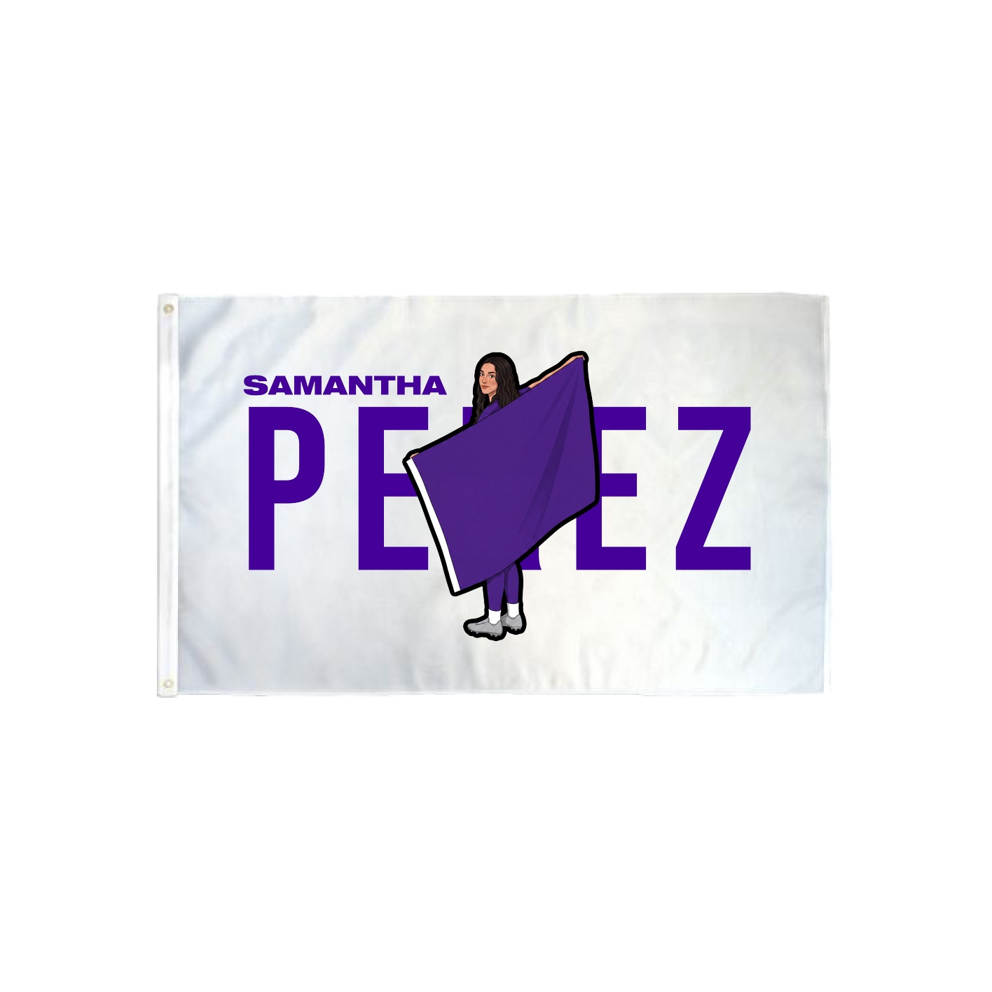 3x5 Flag — Player Name in Classic