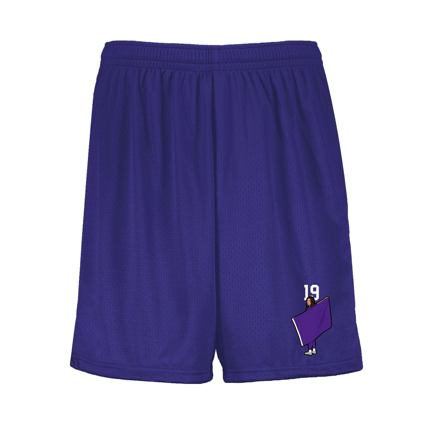 Shorts — Number Top in Purple