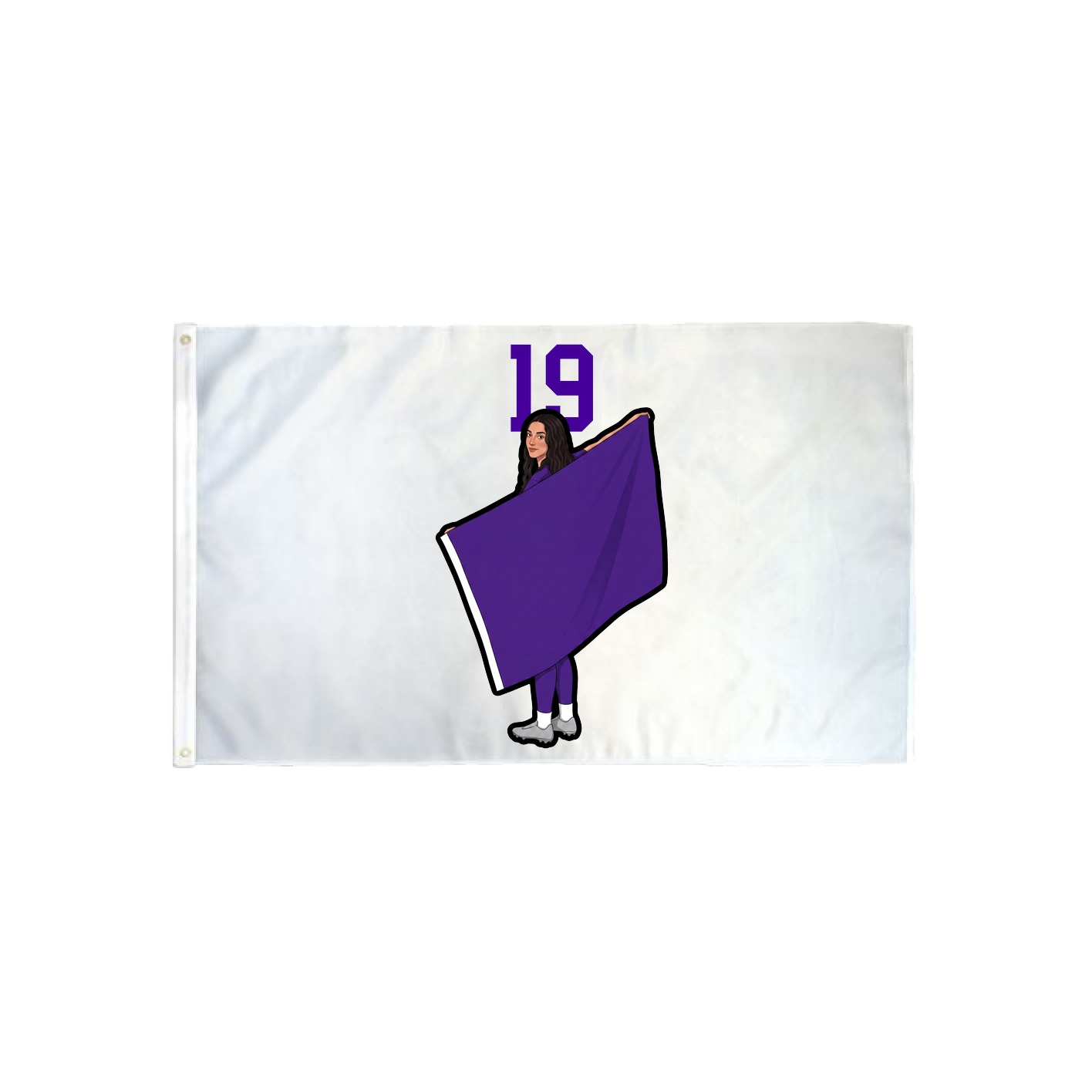 3x5 Flag — Number Top in Classic