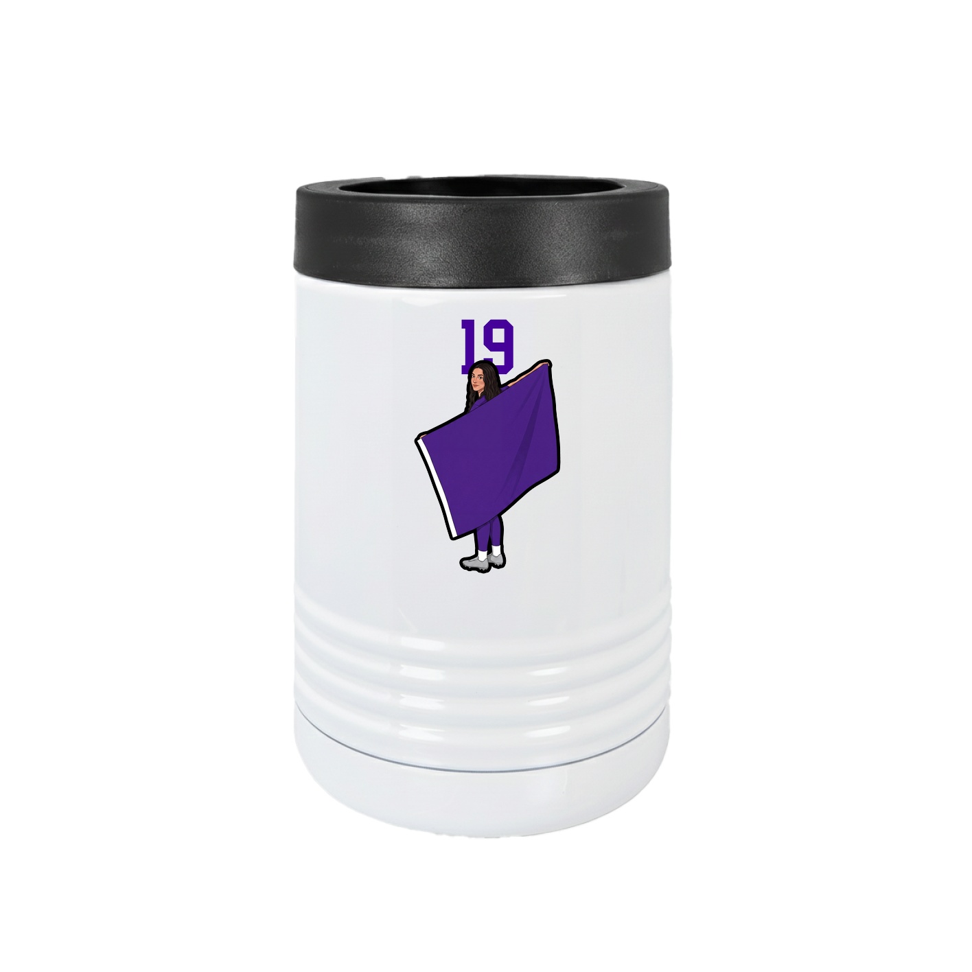 Beverage Holder — Number Top in White