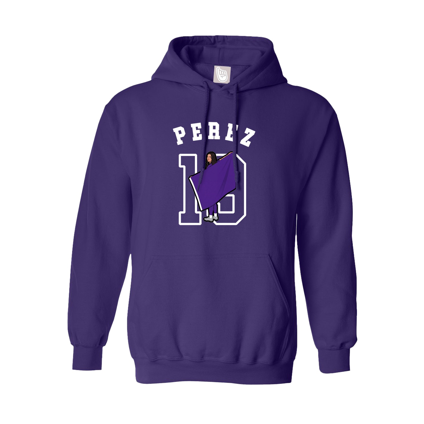 Youth Hoodie — Shirsey Arch in Purple