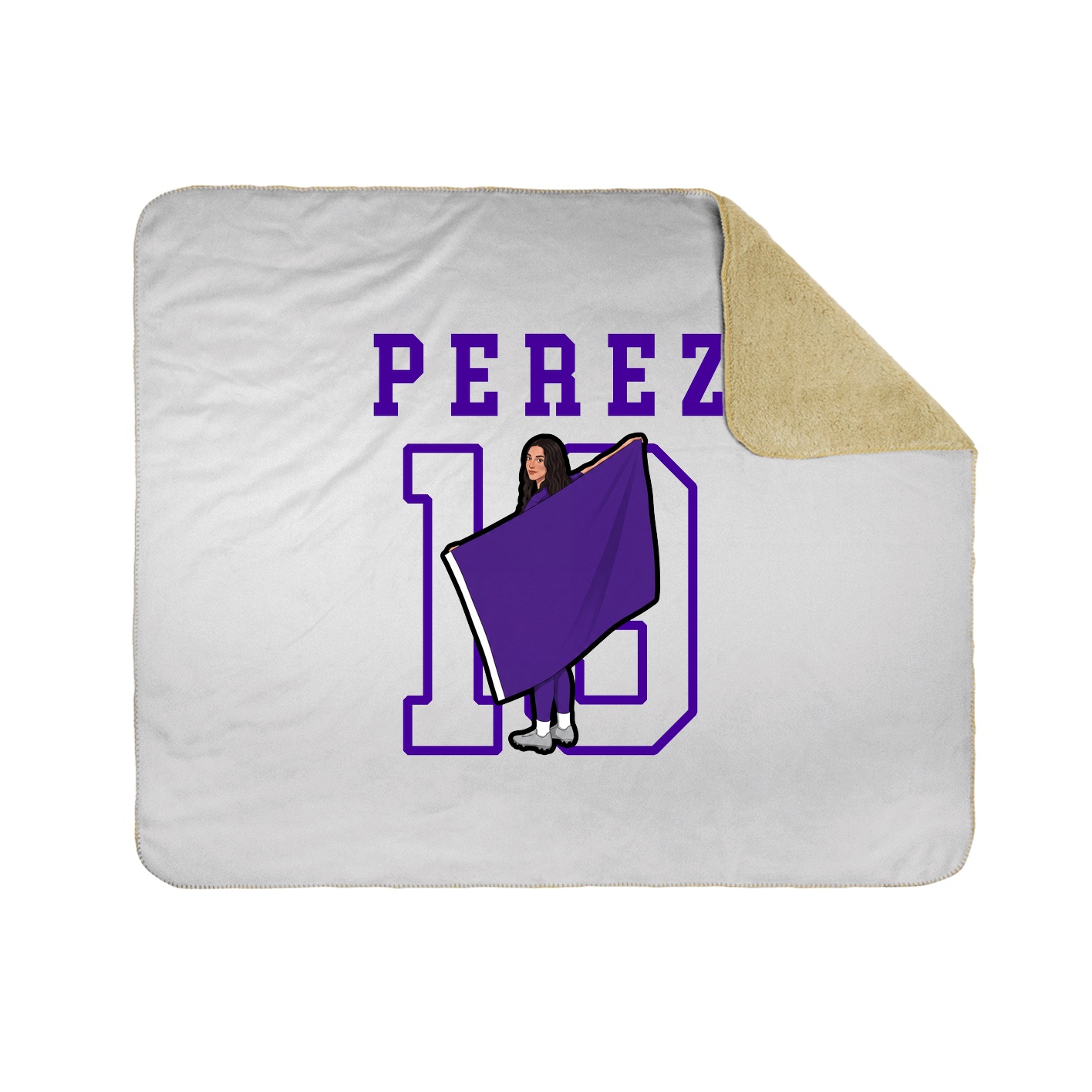 Throw Blanket — Shirsey in White