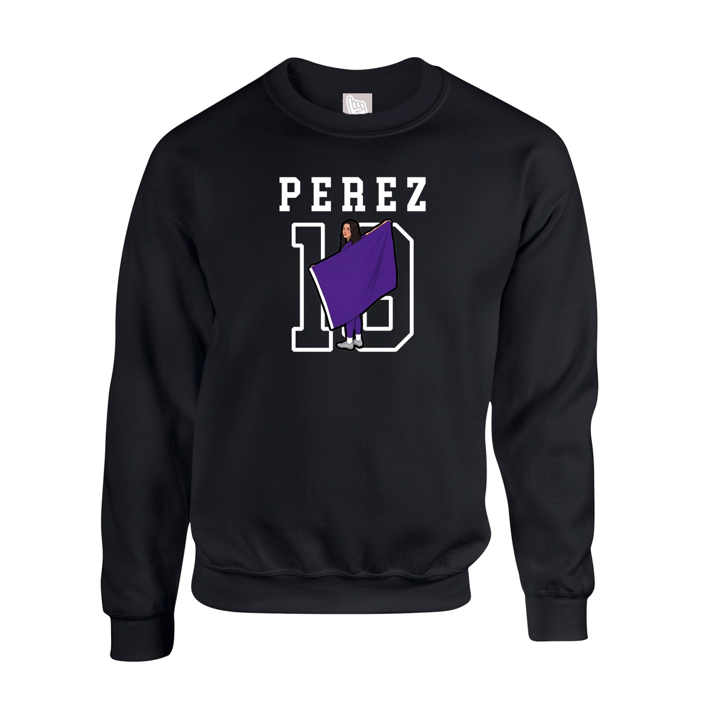Fleece Crew — Shirsey in Black