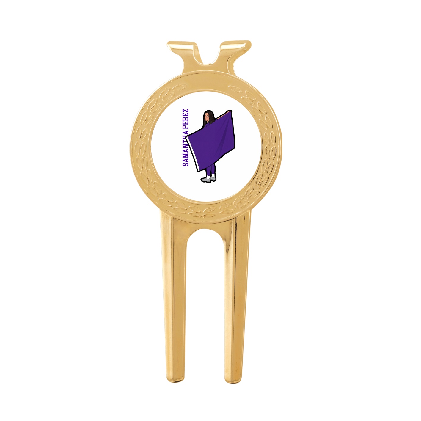 Divot Tool with Ball Marker — Name Vertical in Classic