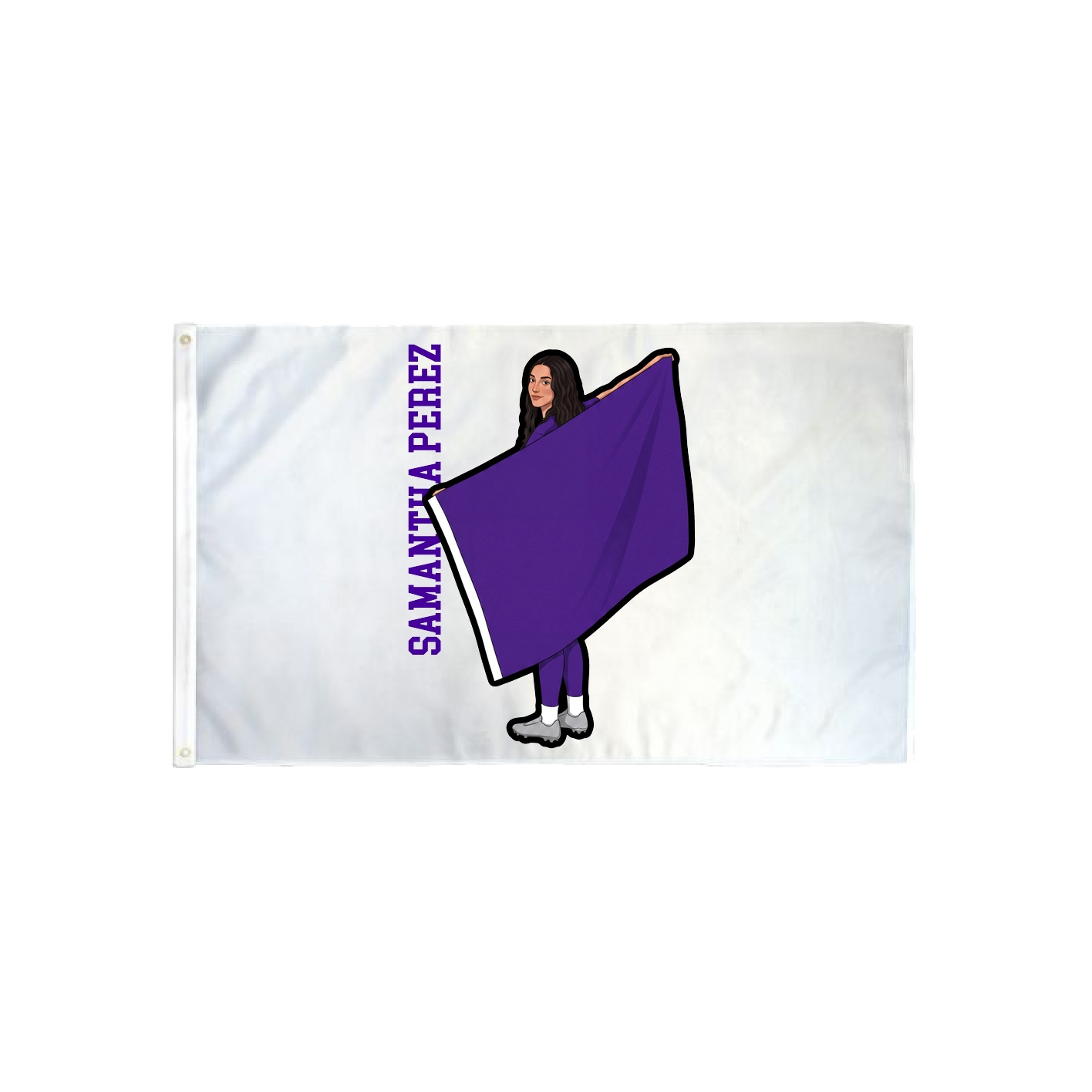 3x5 Flag — Name Vertical in Classic