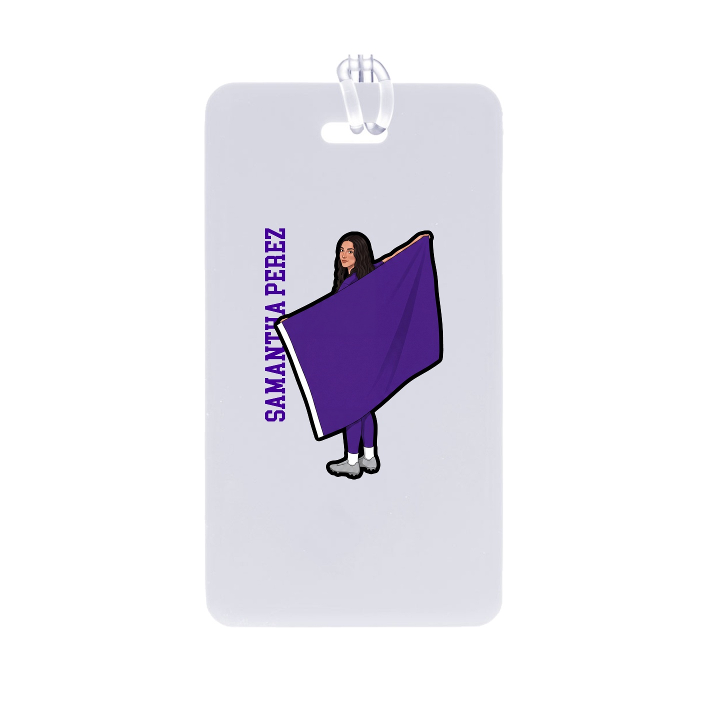 Bag Tag — Name Vertical in Classic