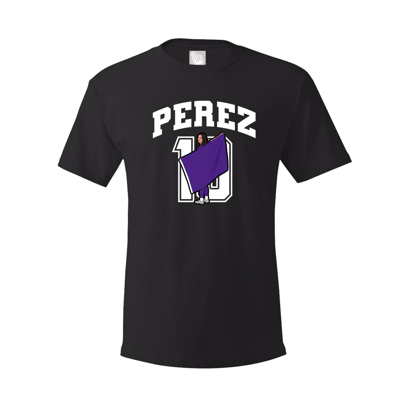 Youth Tee — Number in Black