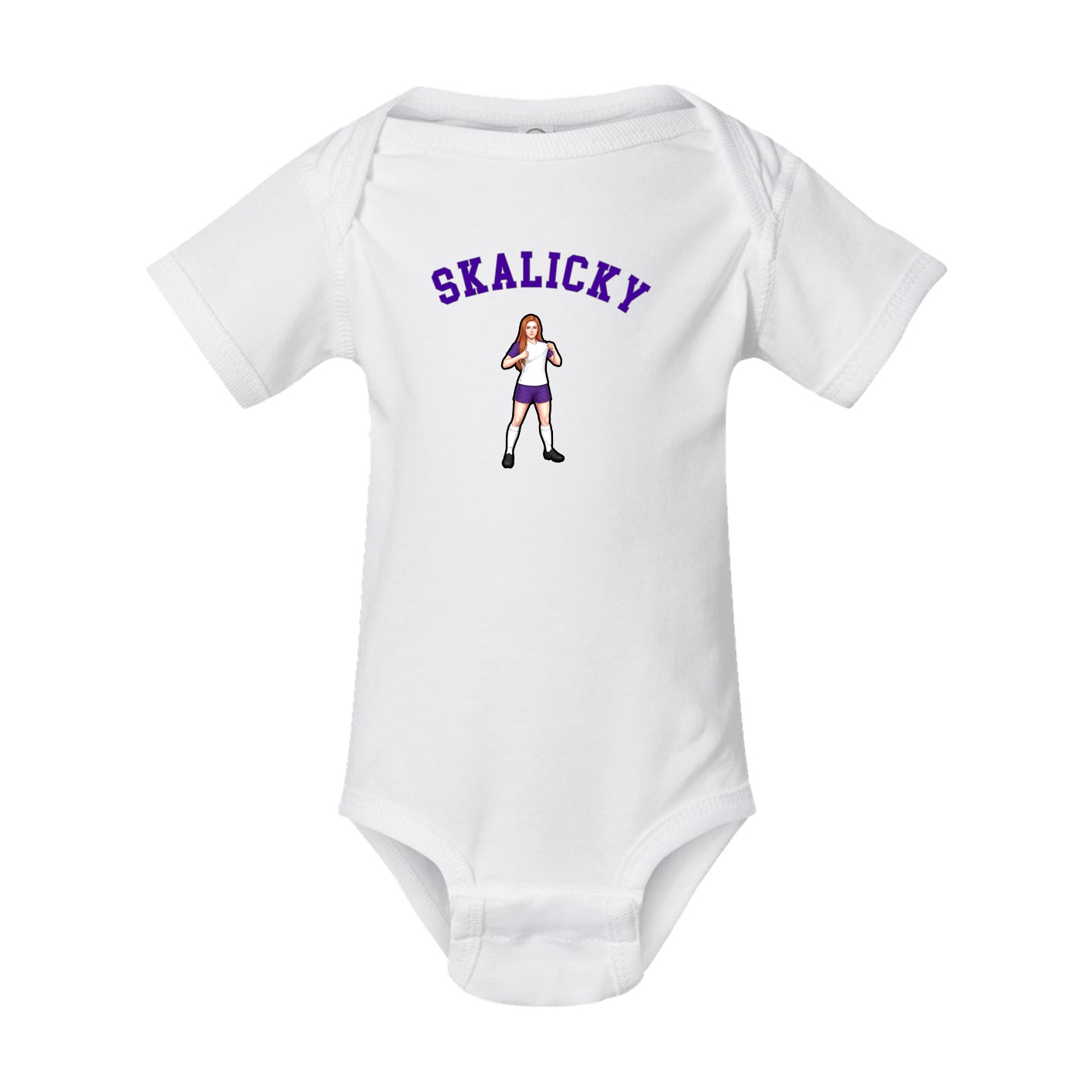 Baby Onesie — Shirsey Arch in White