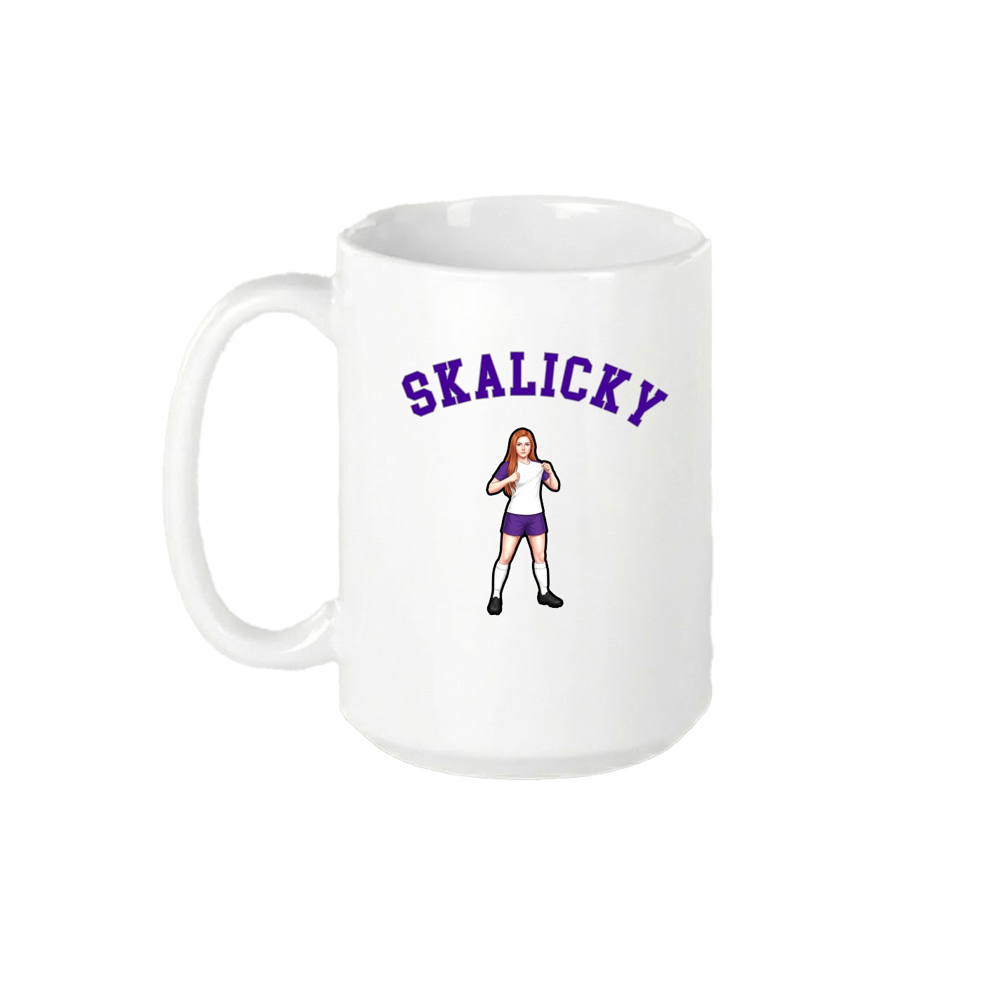 15oz Coffee Mug — Shirsey Arch in White