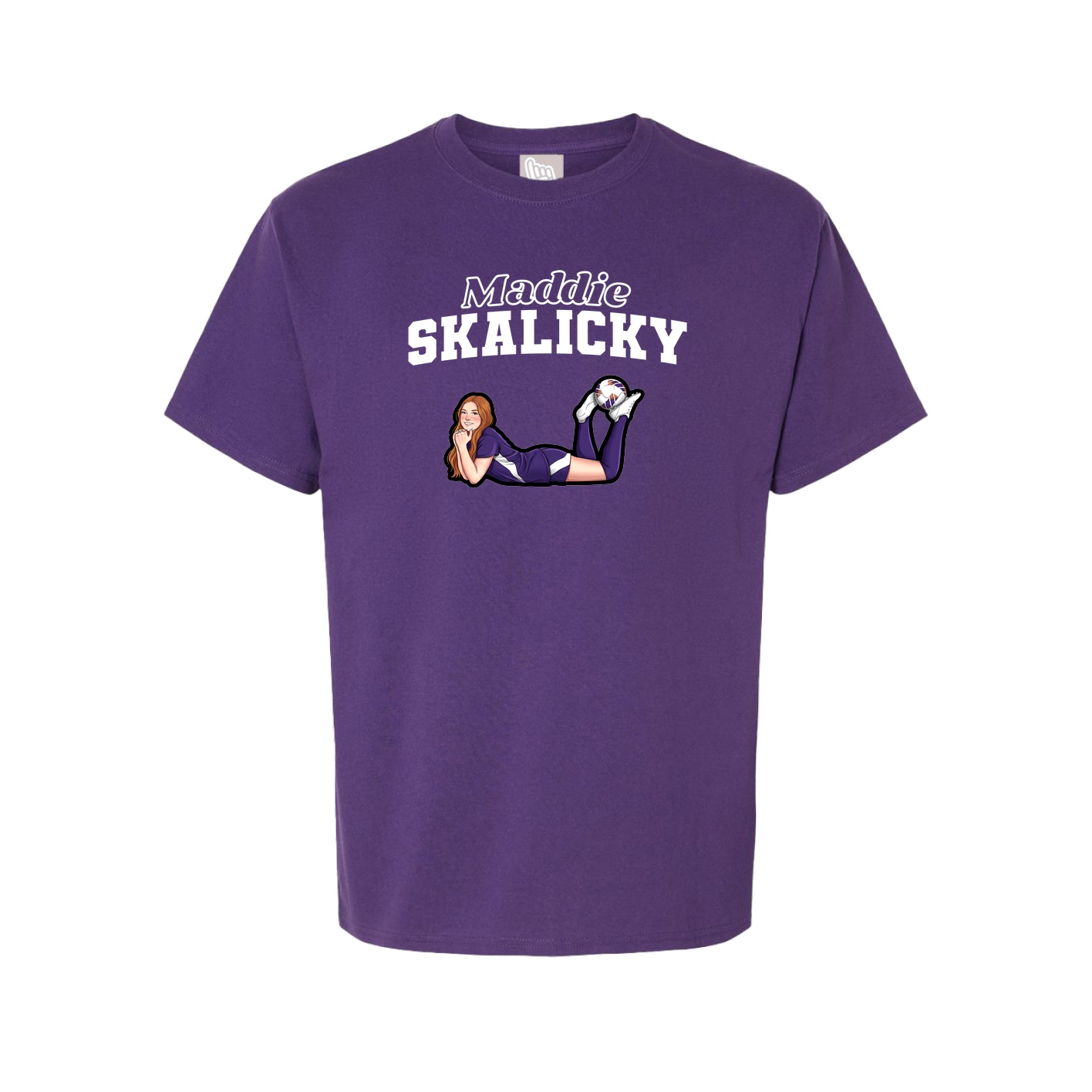 Tee — Name Arch in Purple