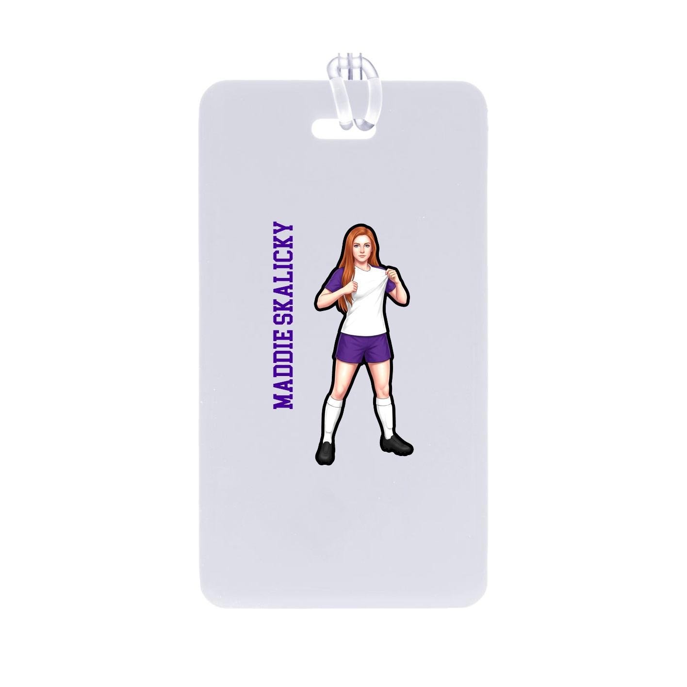 Bag Tag — Name Vertical in Classic