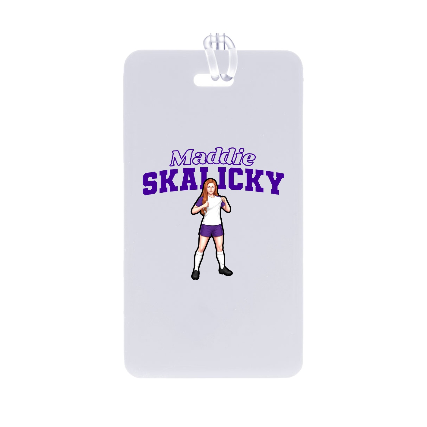 Bag Tag — Name Arch in Classic