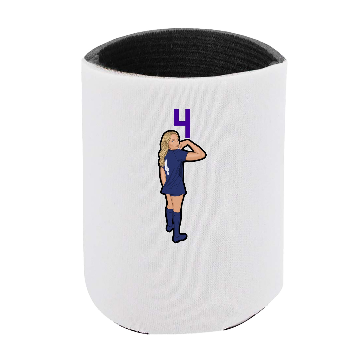 Can Holder — Number Top in White