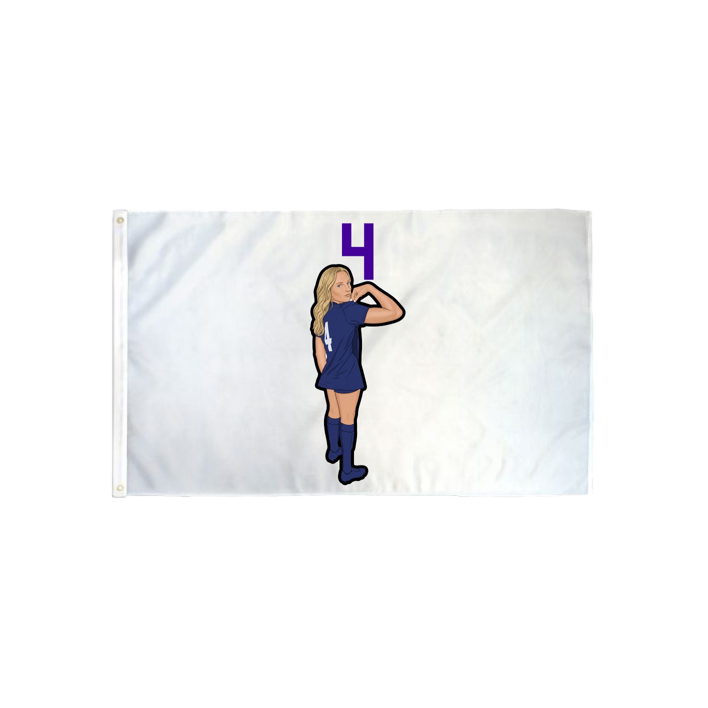 3x5 Flag — Number Top in Classic