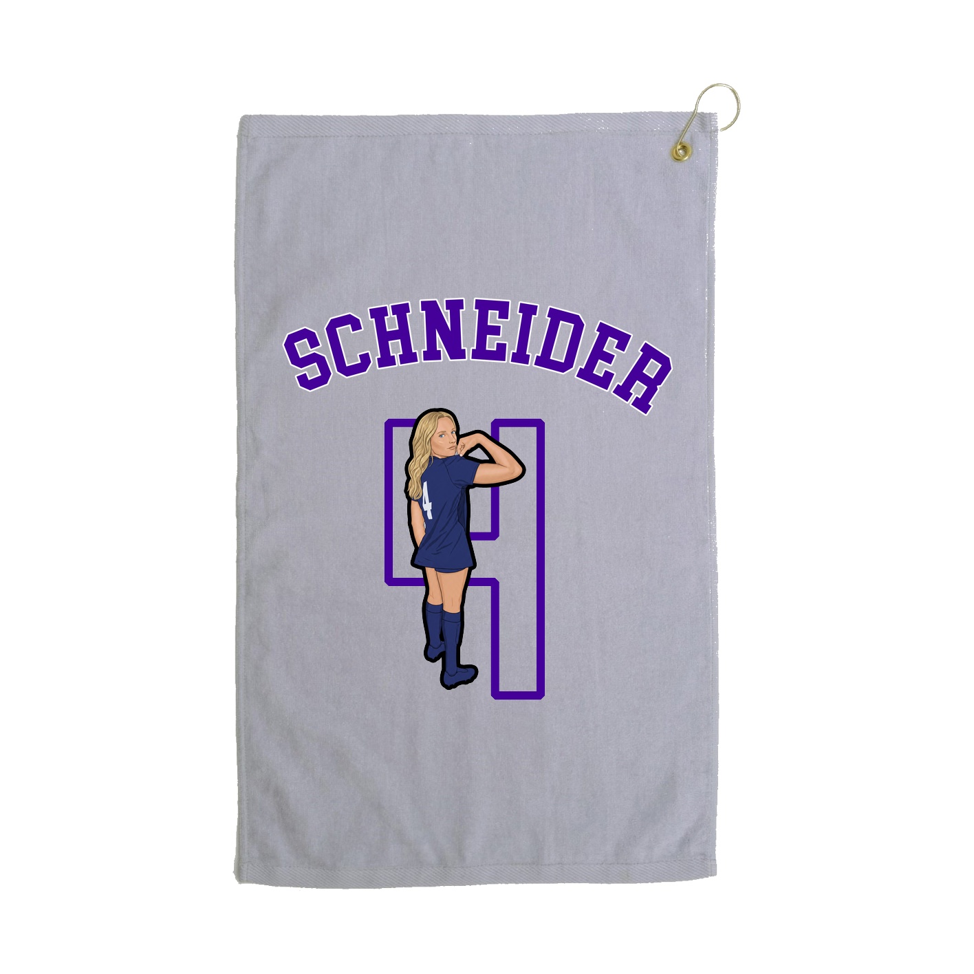 Golf Towel — Shirsey Arch in Grey