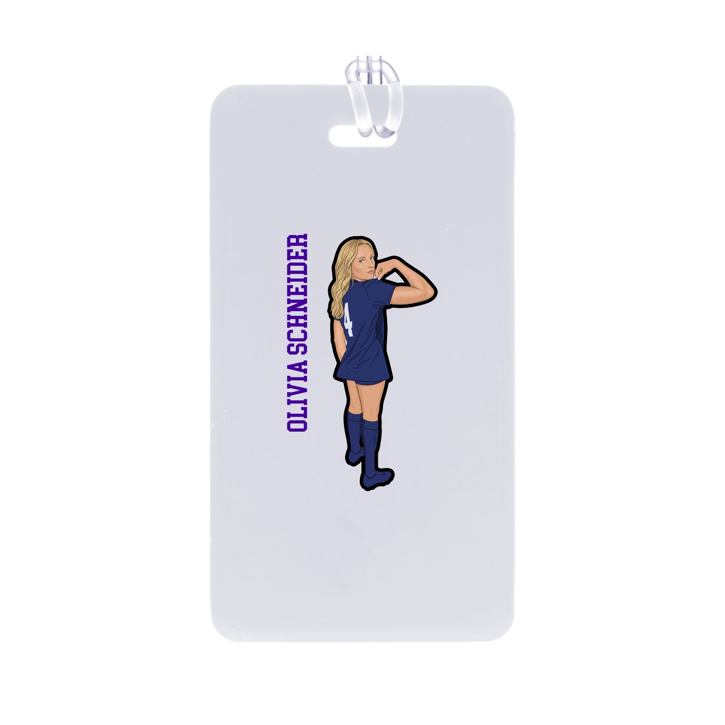 Bag Tag — Name Vertical in Classic