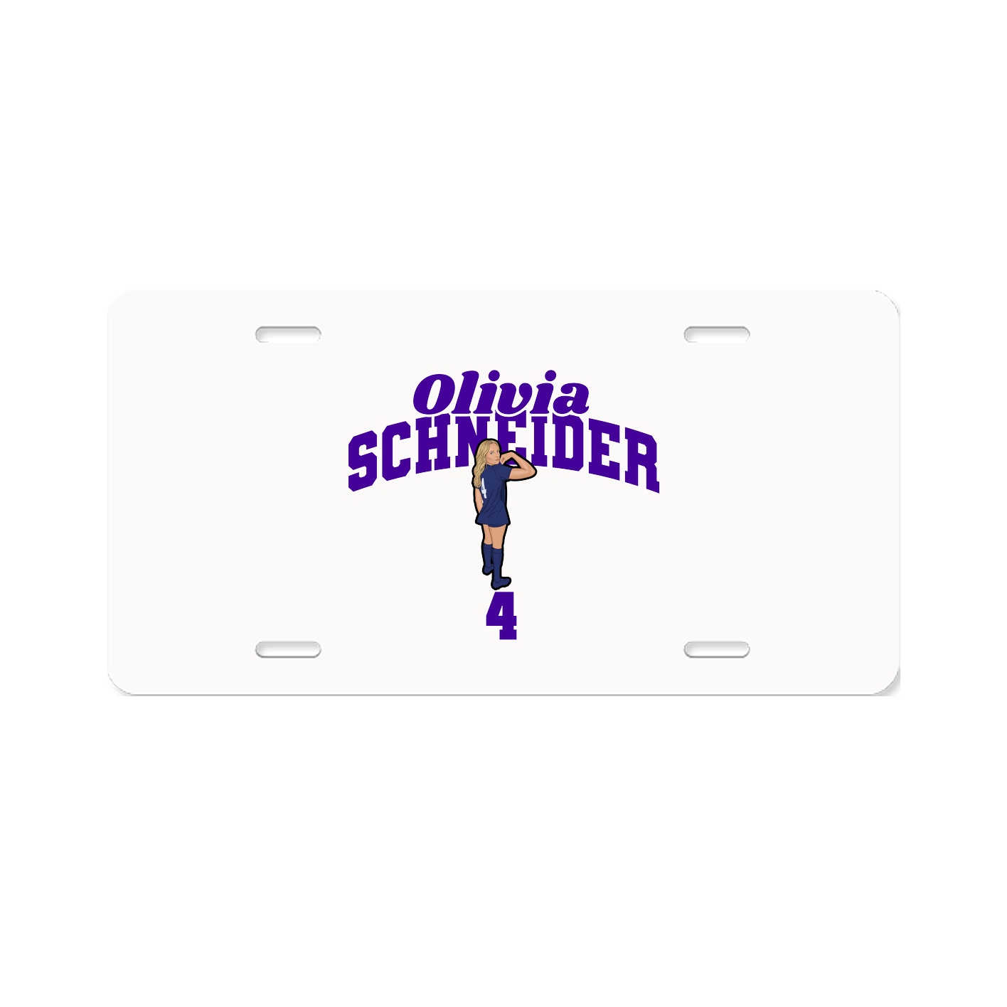 License Plate — Signature Arch in Classic