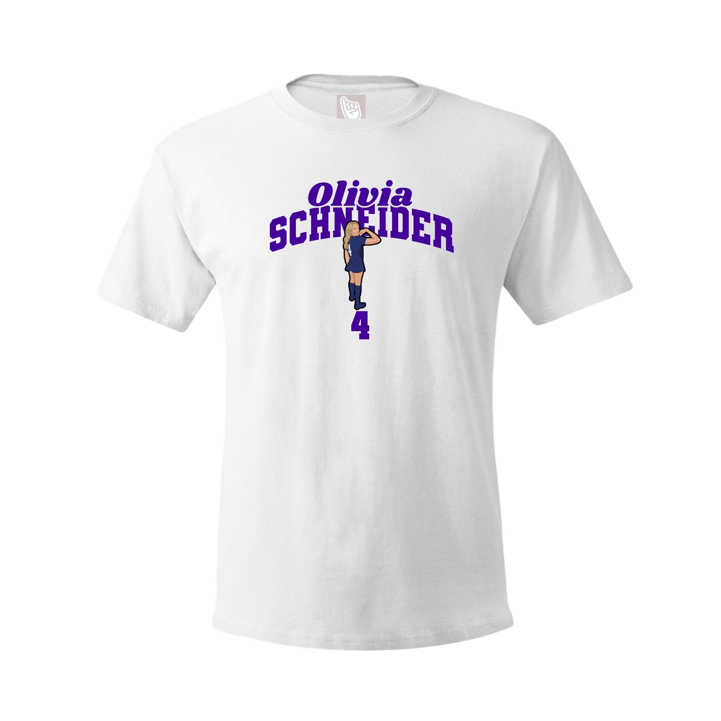 Youth Tee — Signature Arch in White