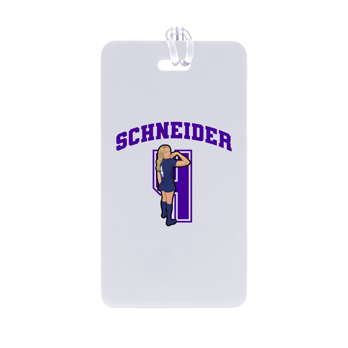 Bag Tag — Number in Classic
