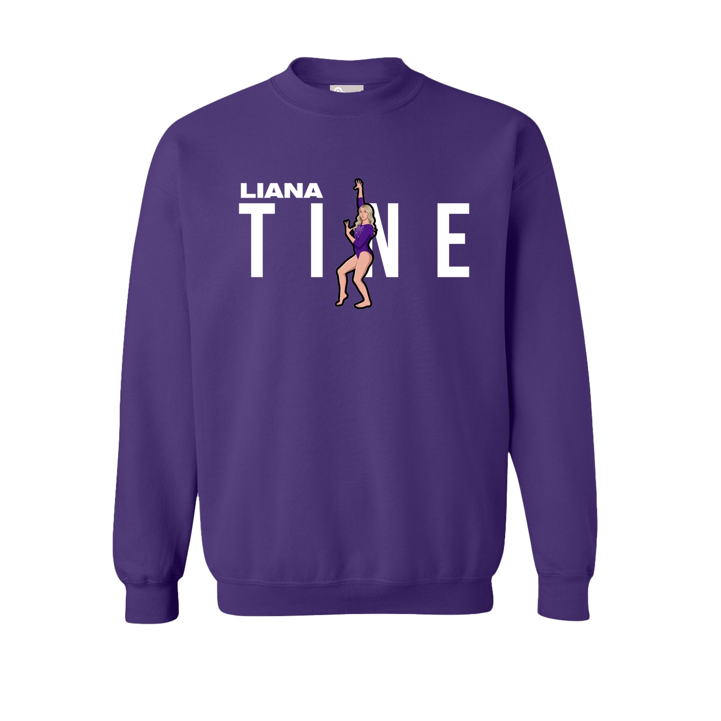Fleece Crew — Player Name in Purple