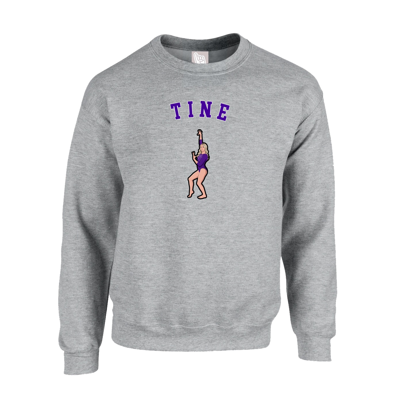 Fleece Crew — Shirsey Arch in Grey