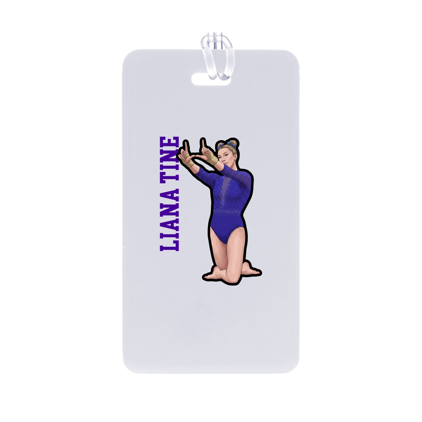 Bag Tag — Name Vertical in Classic
