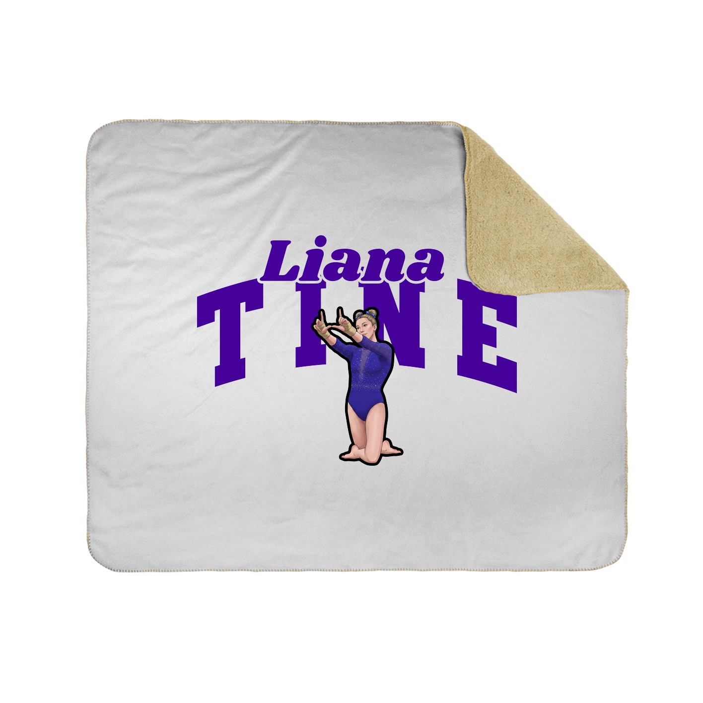 Throw Blanket — Signature Arch in White