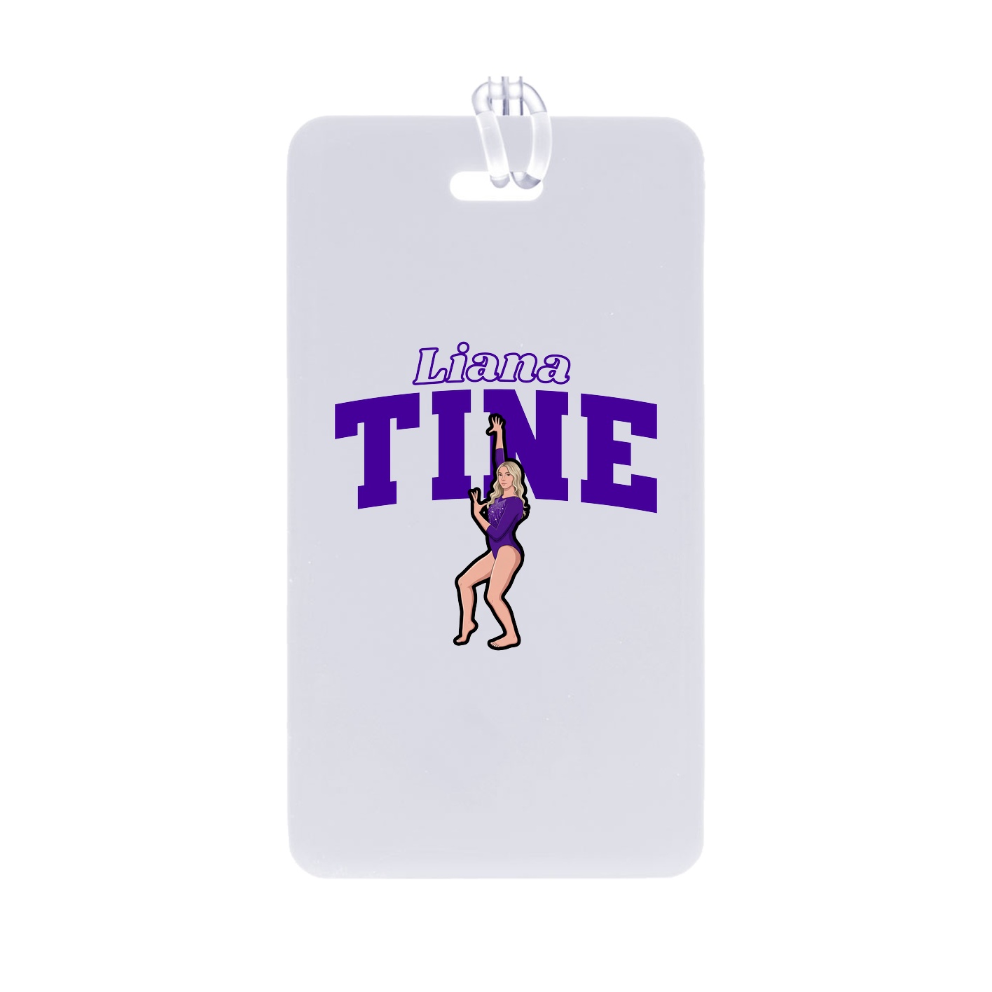 Bag Tag — Name Arch in Classic